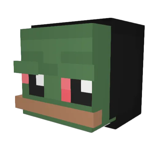 MxScyther Minecraft avatar head, 3D render