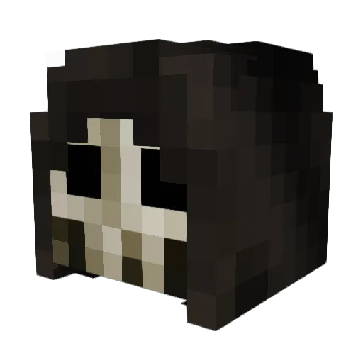 MxZaik Minecraft avatar head, 3D render