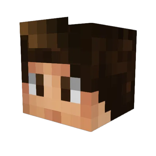 Mxa30 Minecraft avatar head, 3D render