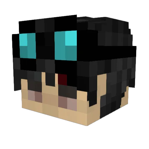 Mxd2704 Minecraft avatar head, 3D render