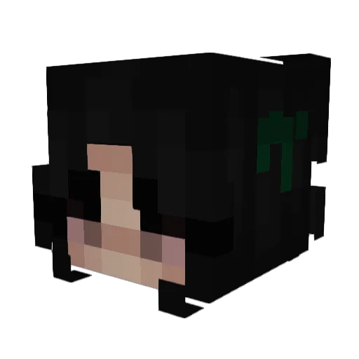 Mxeeoooo Minecraft avatar head, 3D render