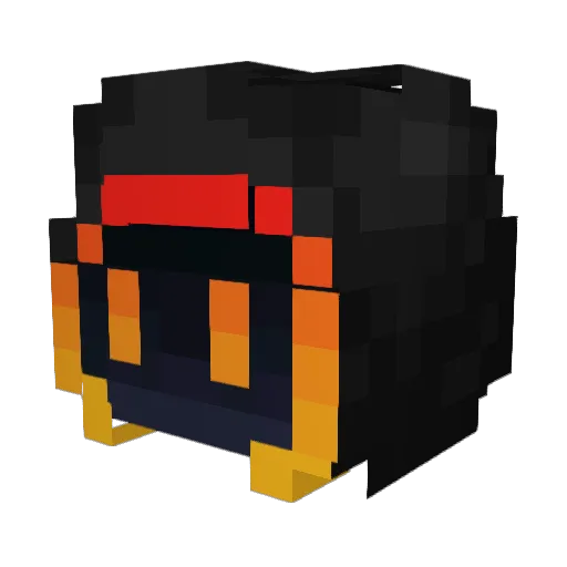 Mxer1 Minecraft avatar head, 3D render