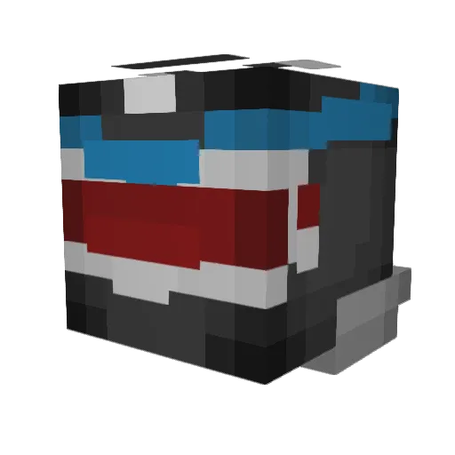 Mxgma32 Minecraft avatar head, 3D render