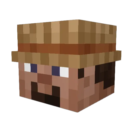 Mxly17 Minecraft avatar head, 3D render