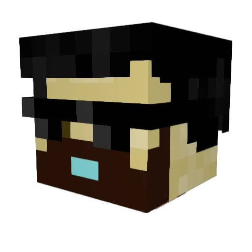 Mxnchyy0_0 Minecraft avatar head, 3D render