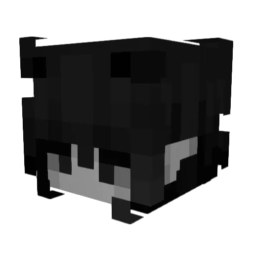 Mxnica_ Minecraft avatar head, 3D render