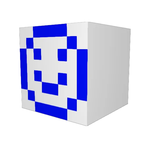 Mxrcee Minecraft avatar head, 3D render