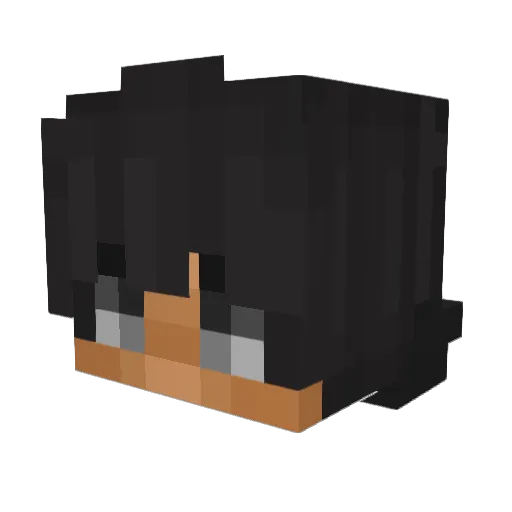 Mxrcel7 Minecraft avatar head, 3D render