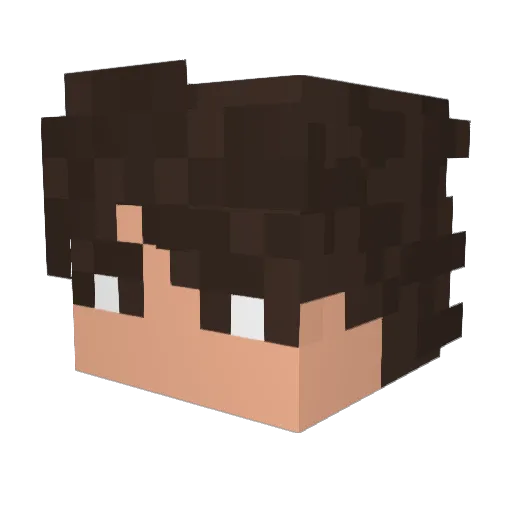 Mxrcos_ Minecraft avatar head, 3D render