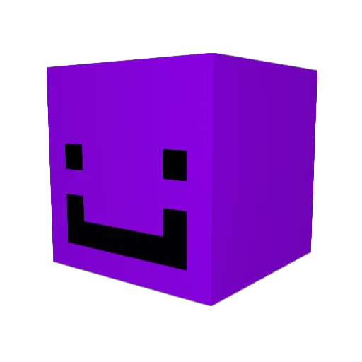 MxrsError Minecraft avatar head, 3D render