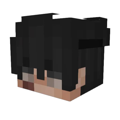 Mxrtiee Minecraft avatar head, 3D render