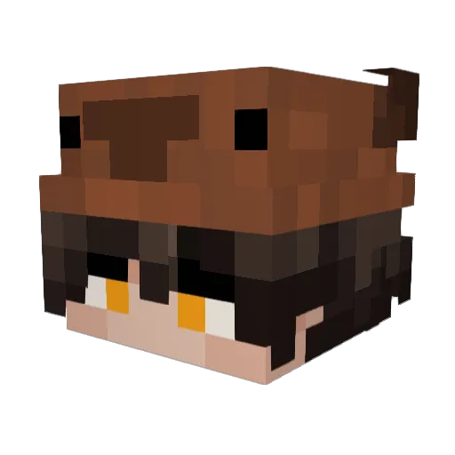 Mxrtinius Minecraft avatar head, 3D render