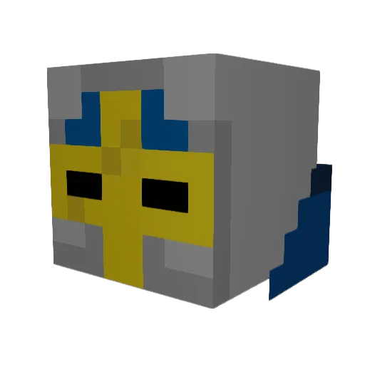 Mxssey Minecraft avatar head, 3D render