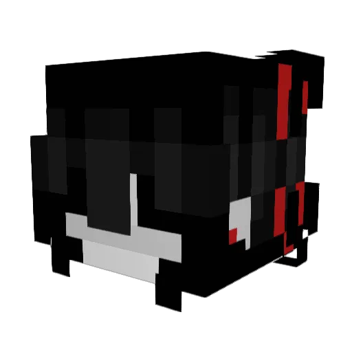 Mxstir Minecraft avatar head, 3D render