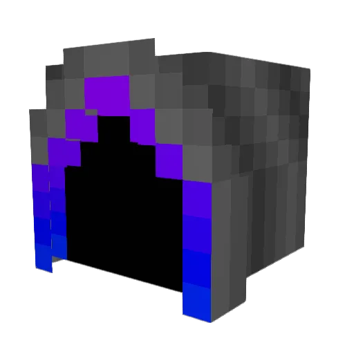 Mxteor Minecraft avatar head, 3D render