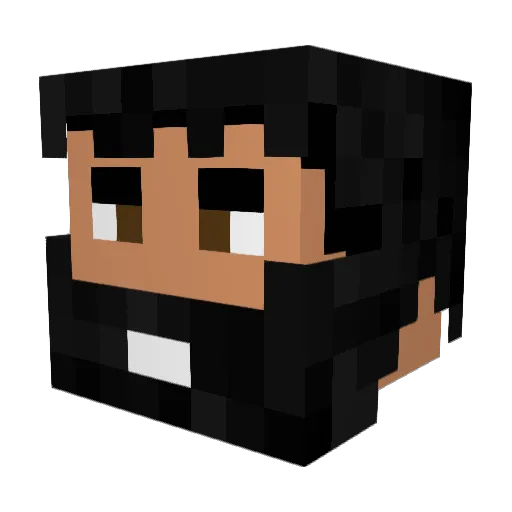 Mxtty26 Minecraft avatar head, 3D render