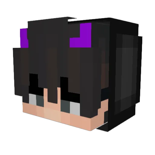 MxxL28 Minecraft avatar head, 3D render