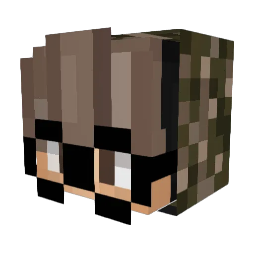 Mxxricee_ Minecraft avatar head, 3D render