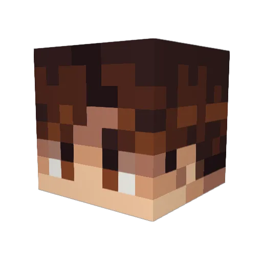 My0hMy Minecraft avatar head, 3D render