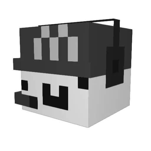 My10your10 Minecraft avatar head, 3D render