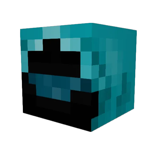 My2ndAccountName Minecraft avatar head, 3D render
