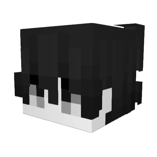 My4o Minecraft avatar head, 3D render