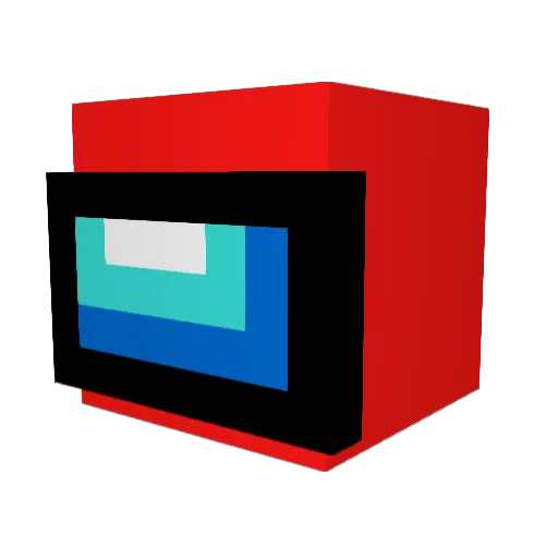 MyAirPod Minecraft avatar head, 3D render