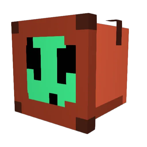 MyBearNips Minecraft avatar head, 3D render