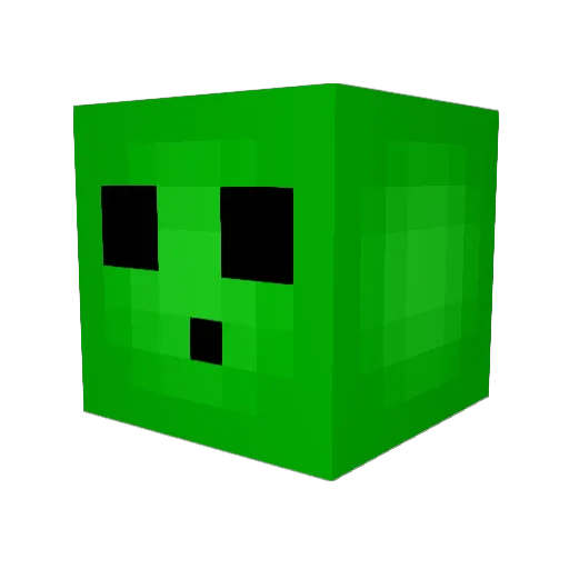 MyBlocksItch Minecraft avatar head, 3D render