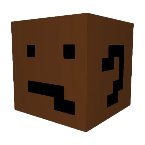 MyChicken5 Minecraft avatar head, 3D render
