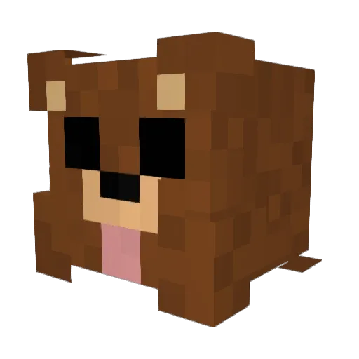 MyClientIsBetter Minecraft avatar head, 3D render