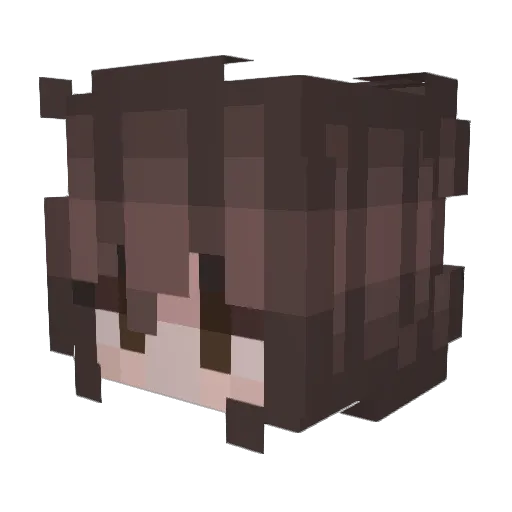 MyCorruption Minecraft avatar head, 3D render