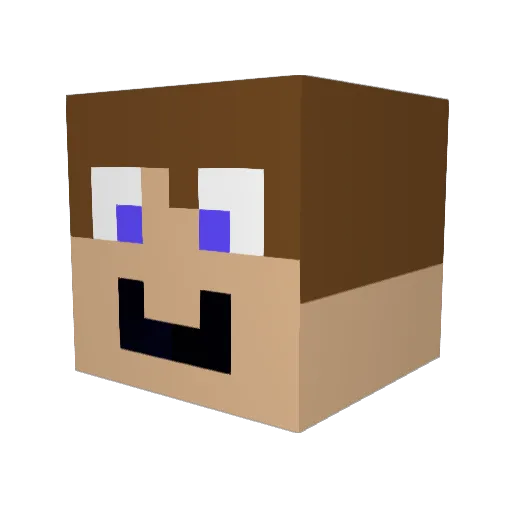 MyCraft2015 Minecraft avatar head, 3D render
