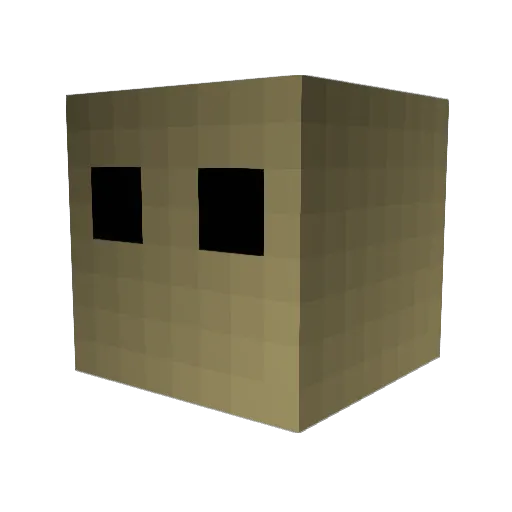 MyDadLeftMeAt5 Minecraft avatar head, 3D render