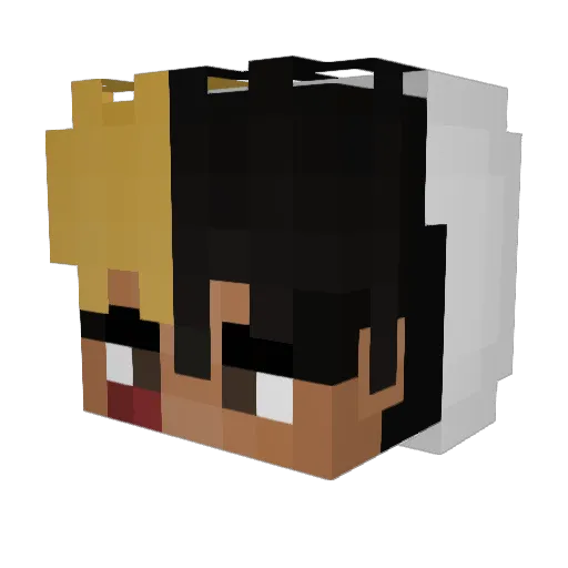 MyDadTouchesMe Minecraft avatar head, 3D render