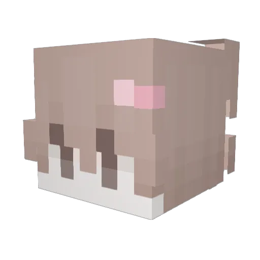MyDearMoments Minecraft avatar head, 3D render