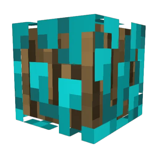 MyDiamondTree Minecraft avatar head, 3D render
