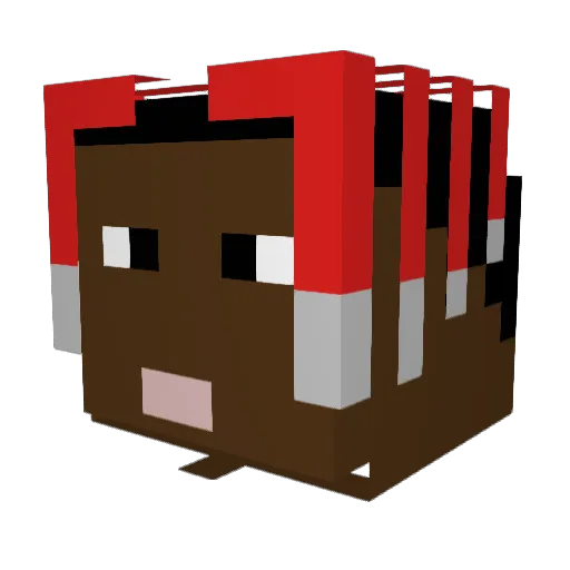 MyDracoIsGay Minecraft avatar head, 3D render