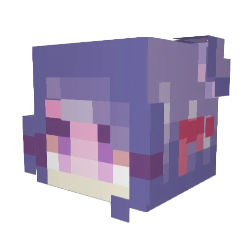 MyFetusDied Minecraft avatar head, 3D render