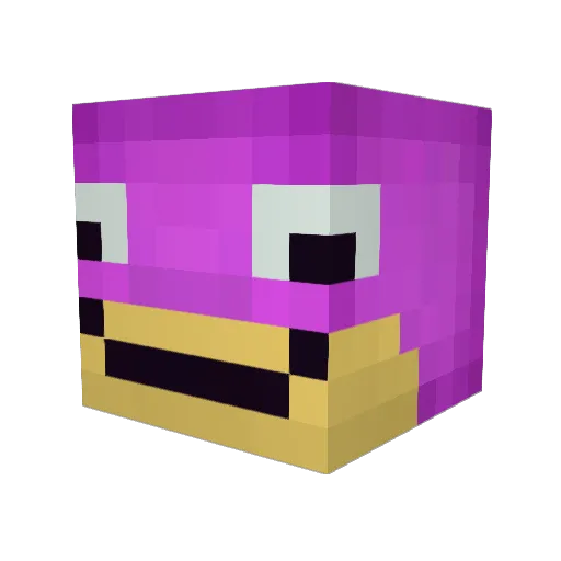 MyFishKindaDry Minecraft avatar head, 3D render