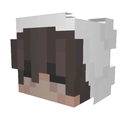 MyFriendHero Minecraft avatar head, 3D render