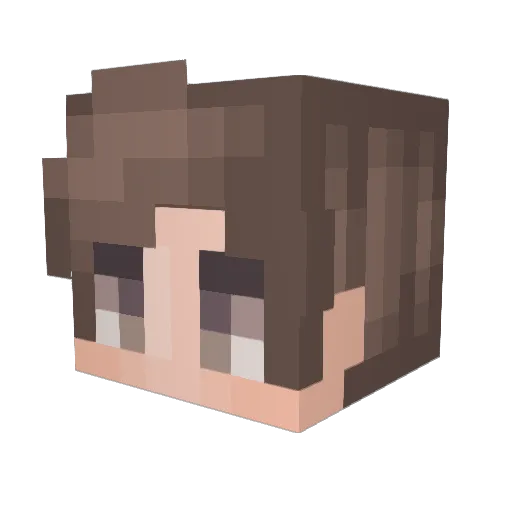MyFriendTTv Minecraft avatar head, 3D render