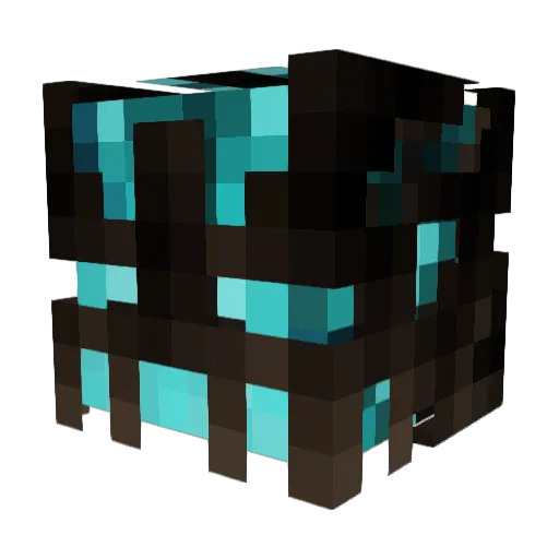 MyHollowPersona Minecraft avatar head, 3D render
