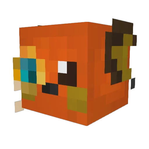 MyHotSpot Minecraft avatar head, 3D render