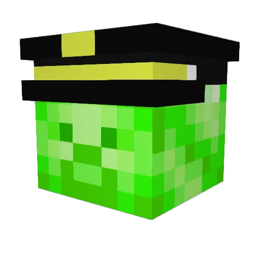 MyKokos Minecraft avatar head, 3D render
