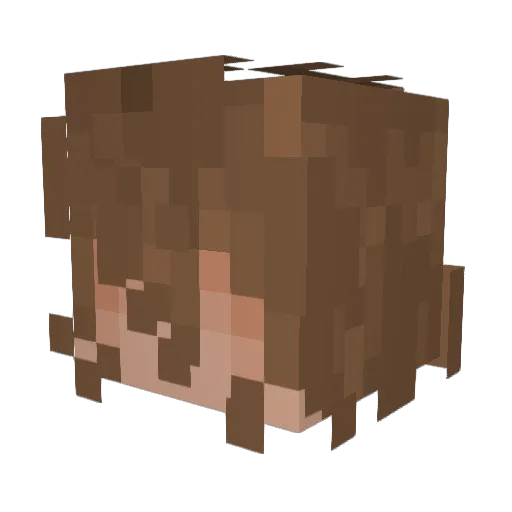 Minecraft-Avatar von MyKur0mi666: Kopf als 3D-Render