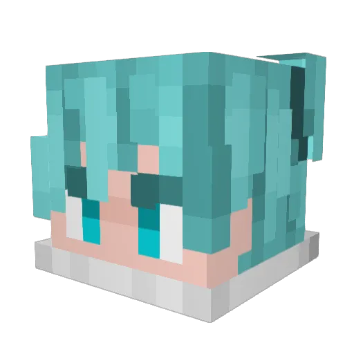MyLastBreath Minecraft avatar head, 3D render