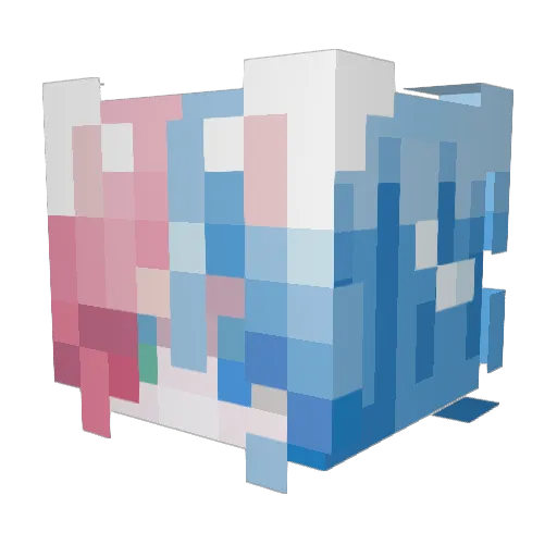 MyLastDay Minecraft avatar head, 3D render