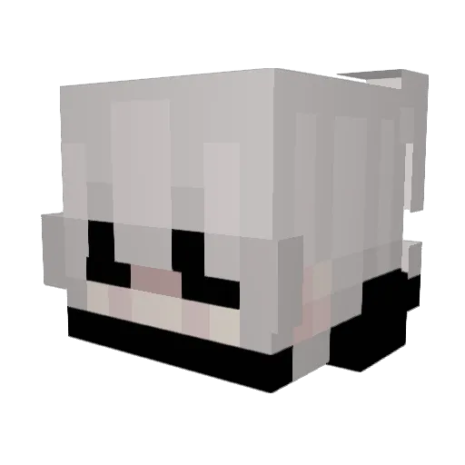 MyLittleChris Minecraft avatar head, 3D render