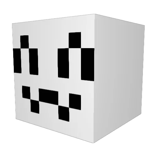 MyLittlestWeasel Minecraft avatar head, 3D render